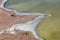 Aerial abstract view of Great Ocean Road coastline, Victoria, Australia