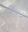 Aerial airplane panoramic view to Nazca geoglyph lines aka lizard, hands and tree, Ica, Peru