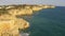 Aerial at Algar Seco near Carvoeiro Portugal