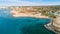 Aerial Ammos tou Kambouri beach, Ayia Napa, Cyprus