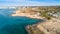 Aerial Ammos tou Kambouri beach, Ayia Napa, Cyprus