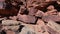 Aerial ancient Indian petroglyphs rock art nine mile canyon Utah 4K