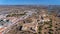 Aerial. Ancient walls of the military settlement of the castle Castro Marim