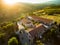 Aerial Archangel Michael monastery, Monagri