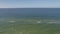 Aerial ascent from a gulf coast beach