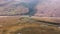 Aerial of Assaranca Waterfall in County Donegal - Ireland