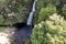 Aerial of Assaranca Waterfall in County Donegal - Ireland