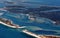 Aerial atChatham, Cape Cod Showing the Harbor and Outer Beach