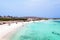 Aerial from Baby beach on Aruba island