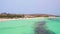 Aerial from Baby beach on Aruba island