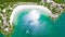 Aerial Bay View at the Oleta River Park