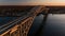 Aerial of Bayonne Steel Arch Bridge - Kill Van Kull - Bayonne, New Jersey and Staten Island, New York City, New York