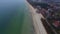 Aerial: Beach of Sopot