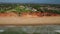 Aerial. Beaches, golf and coasts Vale de Lobo, filmed from the sky