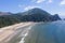 Aerial of Beautiful Beach Along Oregon Coastline