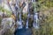 Aerial of Beautiful Waterfall in Northern California