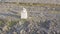 Aerial birds eye view of the burren national park. scenic tourism landscape for Unesco World Heritage site and global geopark