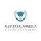 Aerial Camera Photograph Logo. Photo Camera with Bird Wings Logotype