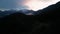 Aerial Canadian Mountain Landscape. Nature Background Panorama.