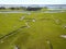 Aerial of Cape Cod Marsh