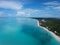 Aerial Caribbean Island Beach