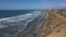 Aerial Carlsbad California beach shore coastal highway 4K 293