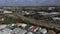 Aerial Carlsbad California mobile home park business area 4K