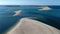 Aerial at Chatham, Cape Cod Showing Nauset Beach and North Beach Inlet