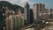 Aerial China Hong Kong Downtown September 2019 Sunny Day 4K Mavic Pro