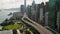 Aerial China Hong Kong Downtown September 2019 Sunny Day 4K Mavic Pro