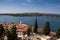 Aerial city view, Sibenik, Croatia