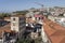 Aerial cityscape with roofs of old town, Funchal, Madeira