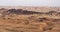 Aerial Closeup of Shen Ramon Ramon`s Tooth in the Makhtesh Ramon Crater in Israel