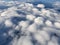 Aerial Clouds View, Flying Background