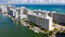 Aerial Collins Avenue Miami Beach