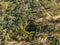 Aerial Of a Dam Used By Sapphire Miners On The Gemfields Queensland Australia