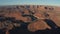 Aerial of deadhorse point state park with canyons and river bends