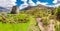 Aerial of Dolbadarn Castle at Llanberis in Snowdonia National Park in Wales