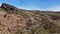 Aerial drone flight over the English countryside in the Peak District National Park