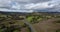 Aerial drone flyover of Malibu Creek State Park in 4k 24 fps
