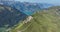 Aerial drone footage of Fronalpstock hike and cable car showcases the stunning alpine scenery and the technology of the