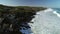 Aerial drone footage view of Western Australian Beach Coastline