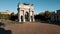 Aerial Drone - Italian Monuments - Arco della Pace