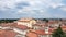 Aerial Drone - Landscape over an Italian church