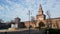 Aerial Drone - Morning Landscape on the Castello Sforzesco in Milan