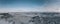 Aerial Drone Panorama of Hverfjall or Hverfell - extinct volcano located in the north of Iceland to the east of Lake M