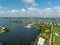 Aerial drone photo 10 Tarpon Way on Tarpon Island Palm Beach FL listed for sale for 218 million dollars
