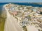 Aerial drone photo Fort Myers Beach Hurricane Ian aftermath and recovery