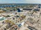 Aerial drone photo Fort Myers Beach Hurricane Ian aftermath and recovery