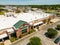Aerial drone photo Harris Teeter Supermarket in Morehead North Carolina